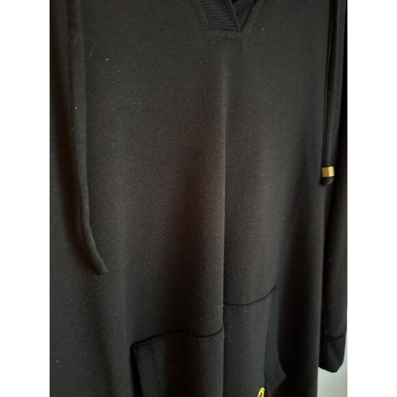 MK MICHAEL KORS Hoodie Sweater Dress Black - Picture 3 of 7